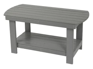 3416 Coffee Table poly outdoor furniture in Storm Cloud